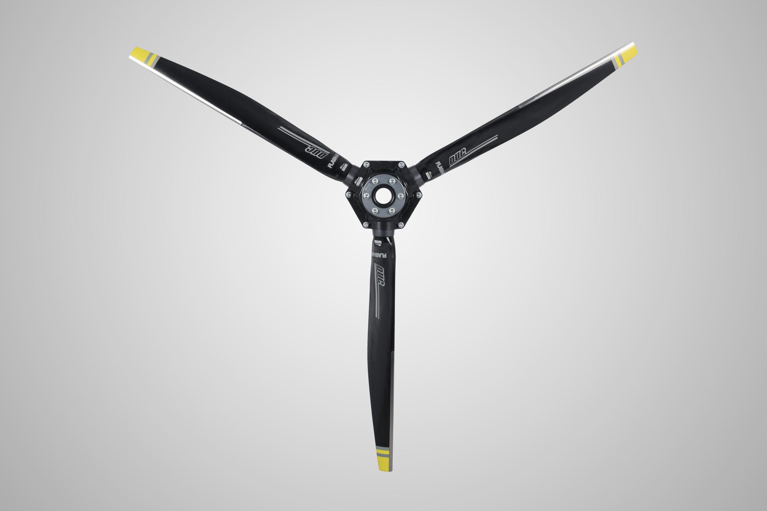 3-blade Inconel FLASH-R Propeller Right [AN6] (EASA Certified) | DUC ...